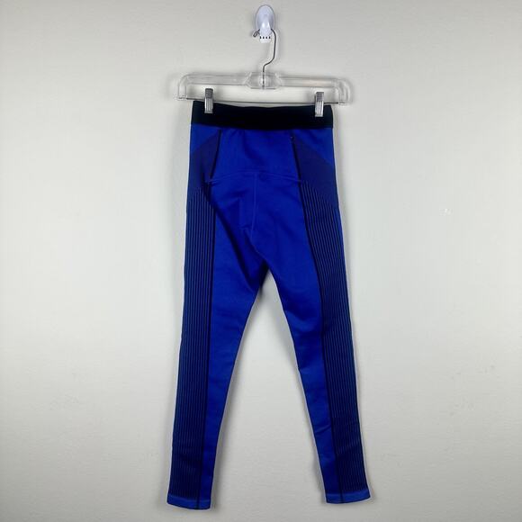 FABLETICS Rhythm Ultra High Waisted Seamless Sprint Leggings Cobalt Blue Small - Picture 4 of 6
